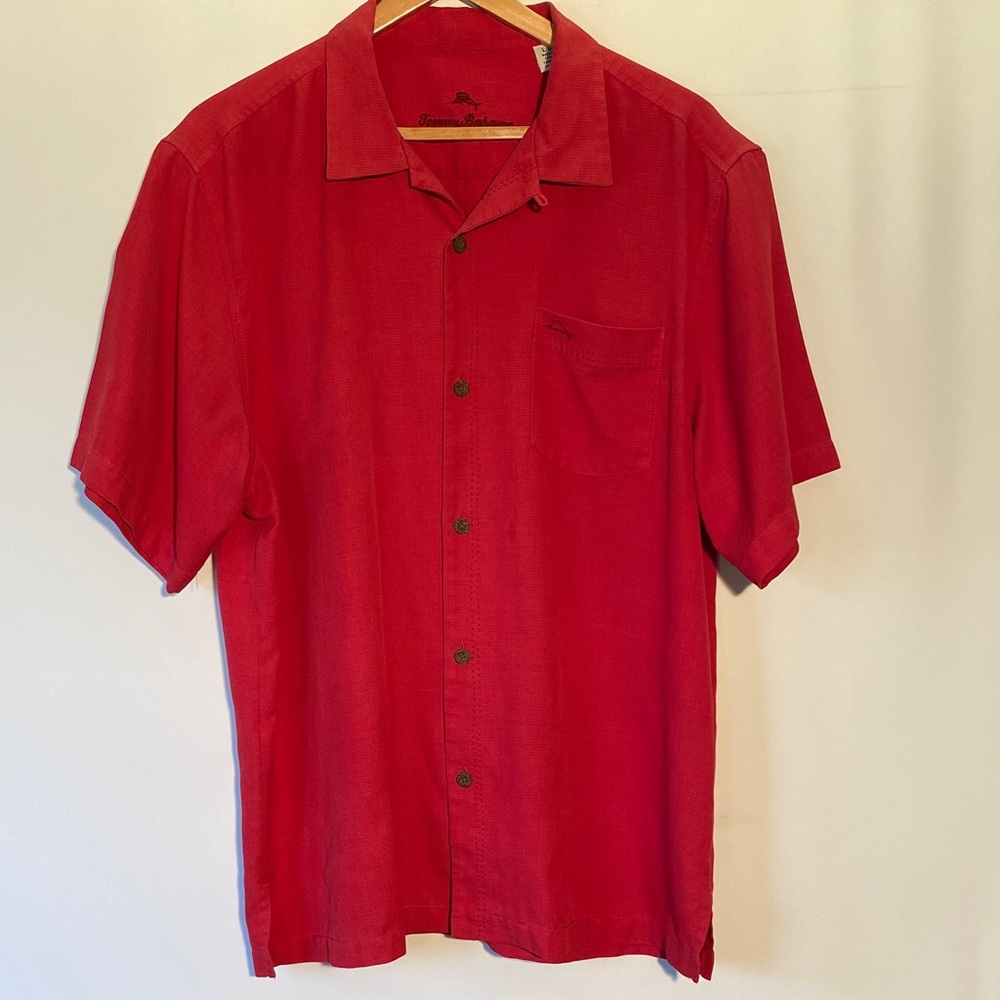 Tommy Bahama Island Zone Men's Silk Blend Button up Shirt